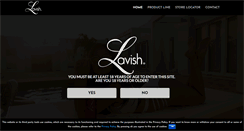 Desktop Screenshot of drinklavish.com