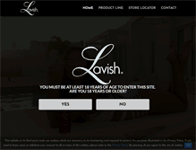 Tablet Screenshot of drinklavish.com